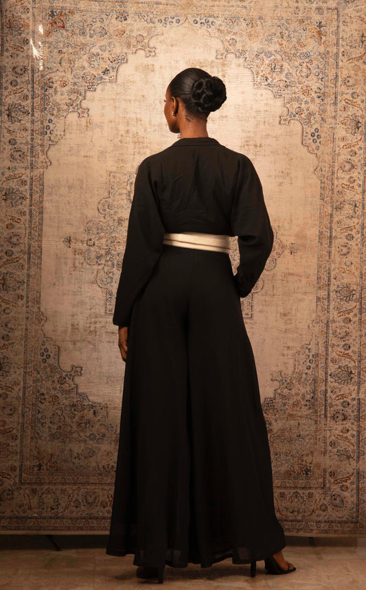 Bat-Sleeve Jumpsuit – Maxi