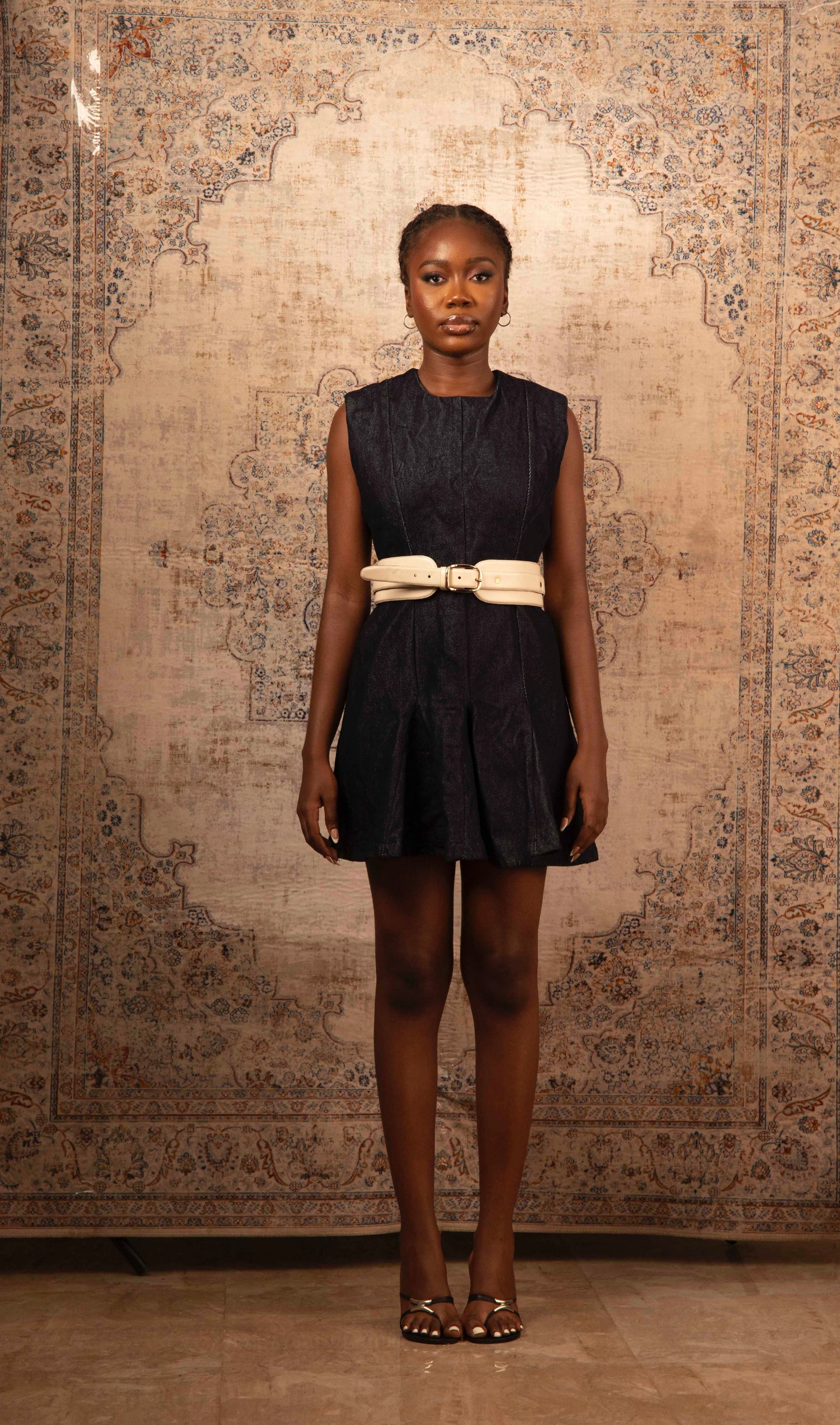 Paneled Gauze Dress β Mini